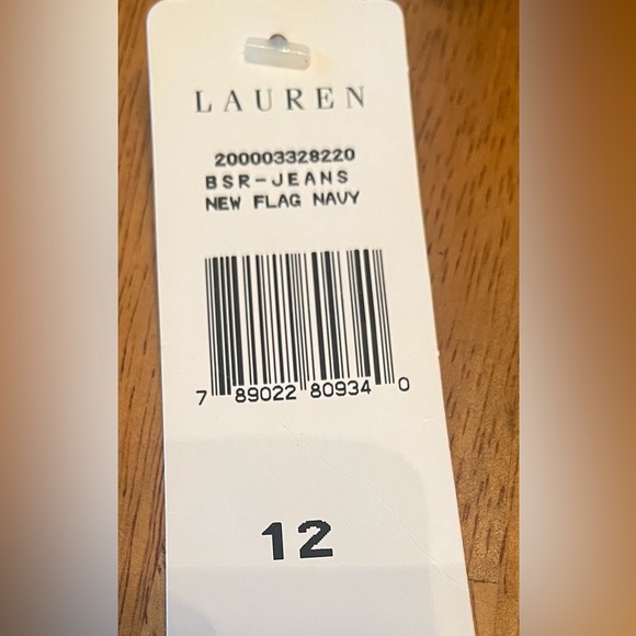 Lauren Ralph Lauren dead stock green label BSR shorts in New Flag Navy, size 12 - Picture 5 of 5